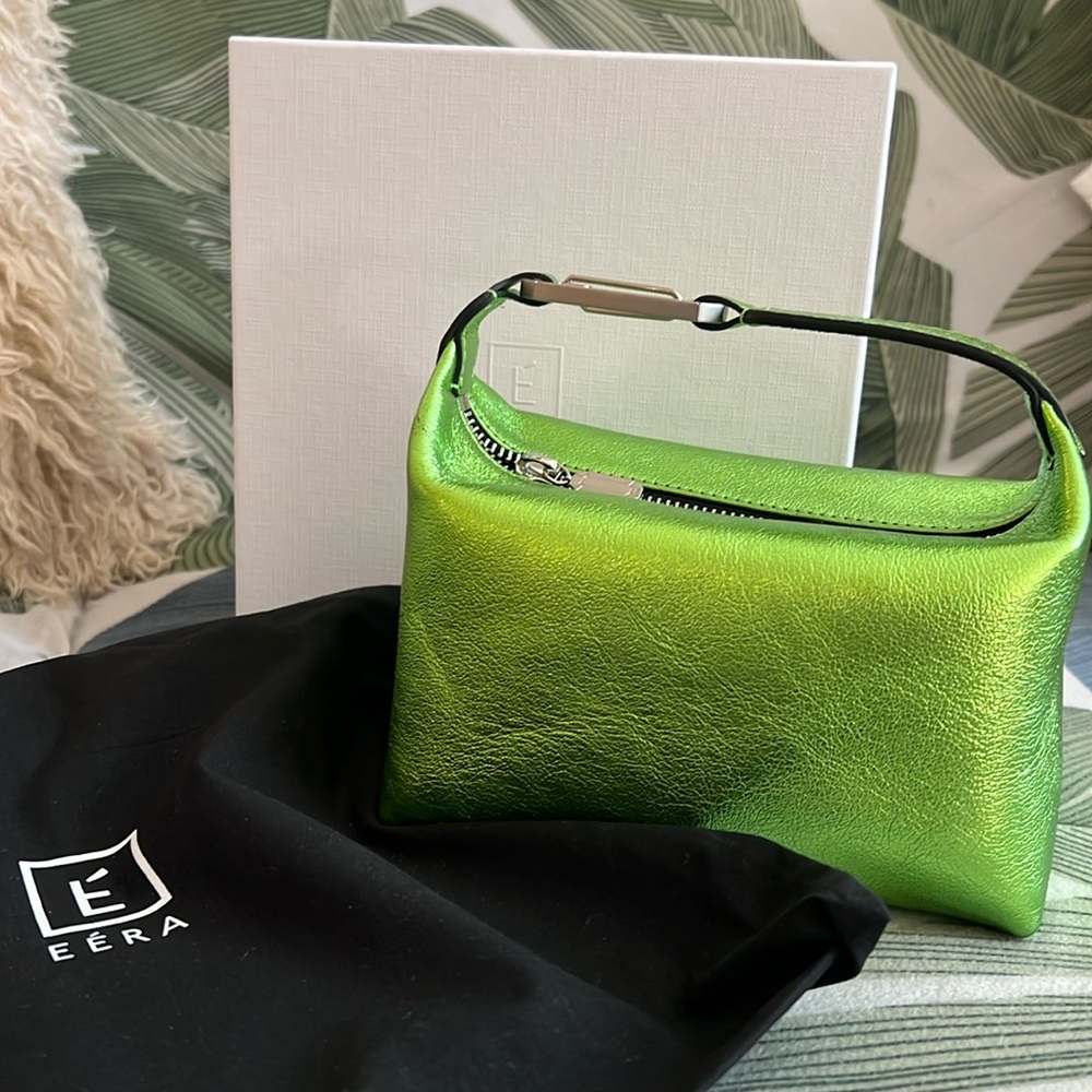 Eera green moon metallic mini bag w/ box & dustbag